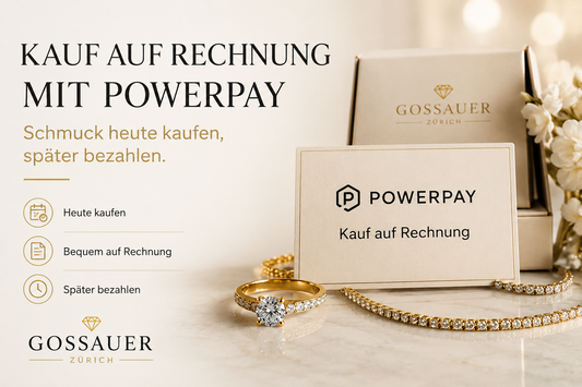 Kauf auf Rechnung mit PowerPay – Schmuck heute kaufen, später bezahlen