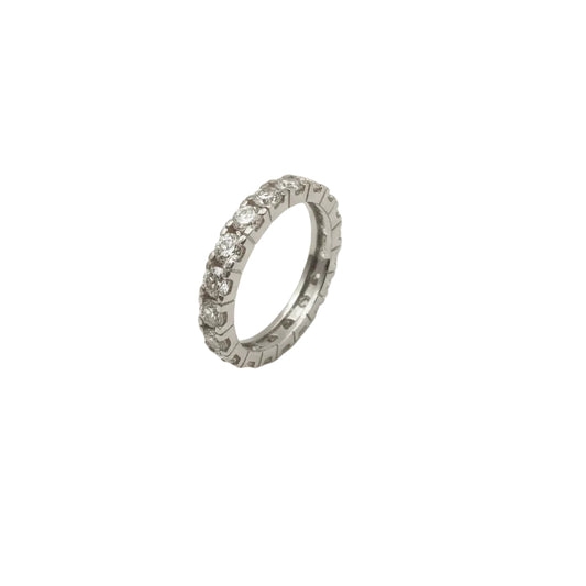 💎 Exklusiver Diamant Eternity Ring – 18K Weißgold – ca. 2,10 ct