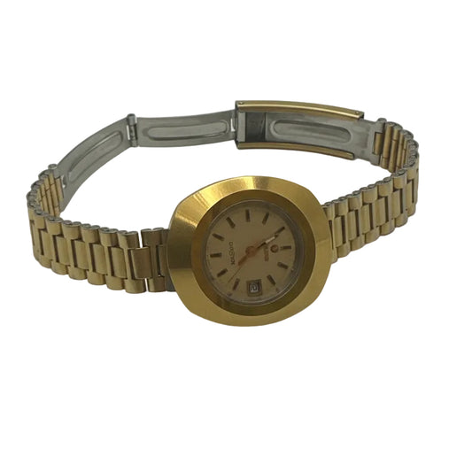 Vintage Rado Damen Automatik Armbanduhr – Goldfarben – Swiss Made