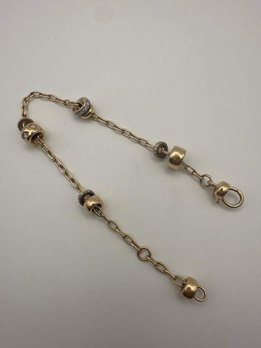 Bracelet Pomellato en or 18 carats et diamants – Bracelet élégant pour femme – Bijouterie de luxe italienne
