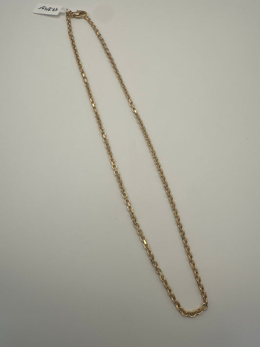 Chaîne ancre en or jaune 18 carats (750), 17,84 g