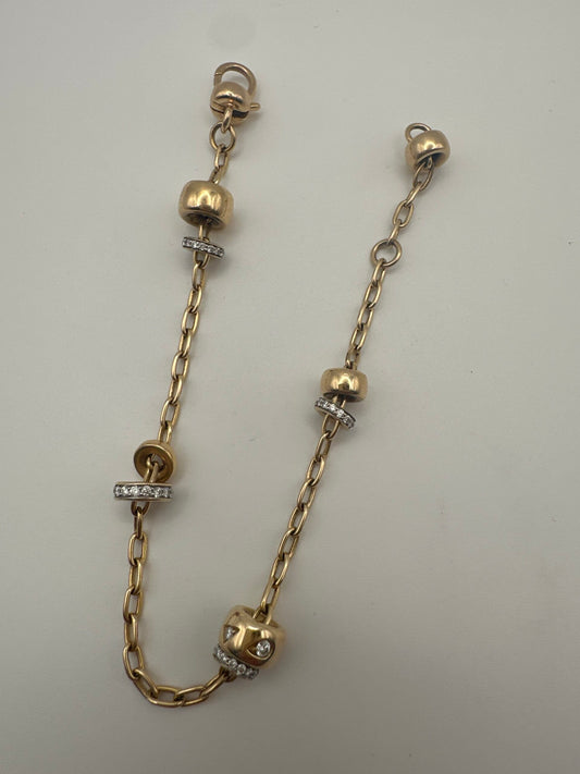 Bracelet Pomellato en or 18 carats et diamants – Bracelet élégant pour femme – Bijouterie de luxe italienne