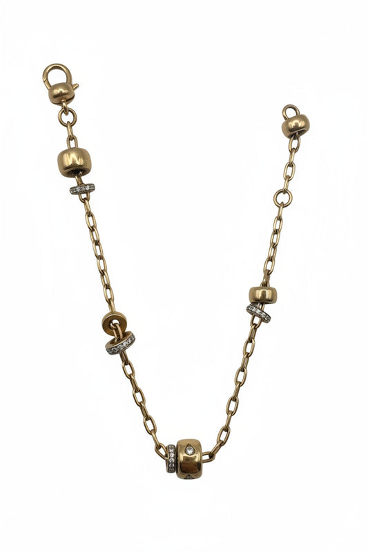 Pomellato Armband 18K Gold mit Brillanten – elegantes Damenarmband – italienischer Luxusschmuck