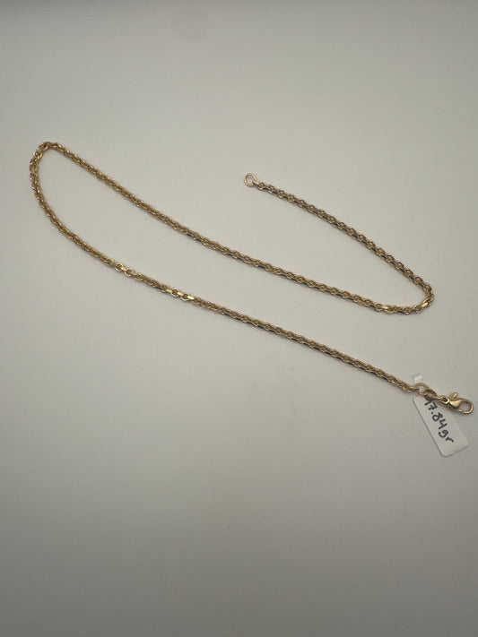 Chaîne ancre en or jaune 18 carats (750), 17,84 g