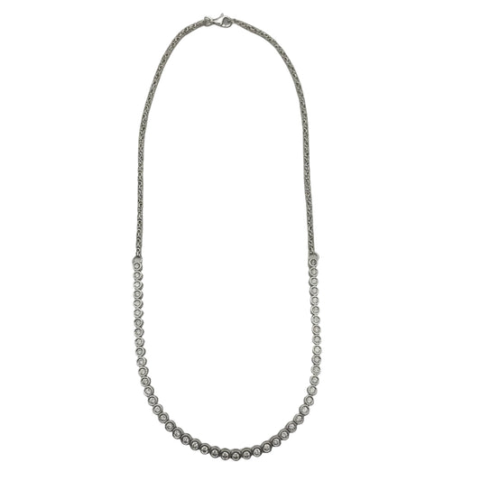 Exklusive Diamantcollier aus 18 Karat Weißgold – 2,76 ct Brillanten