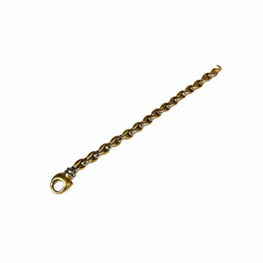 18 Karat Tricolor Goldarmband aus 750er Gold – 30,4 g