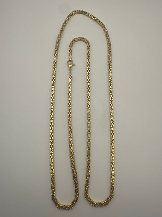 Chaîne royale de haute qualité en or 18 carats – solide, élégante et intemporelle