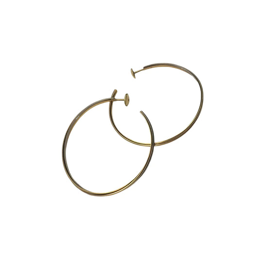 Boucles d'oreilles créoles Cartier en or jaune, blanc et rose 18 carats - Boucles d'oreilles de luxe 17,05 g