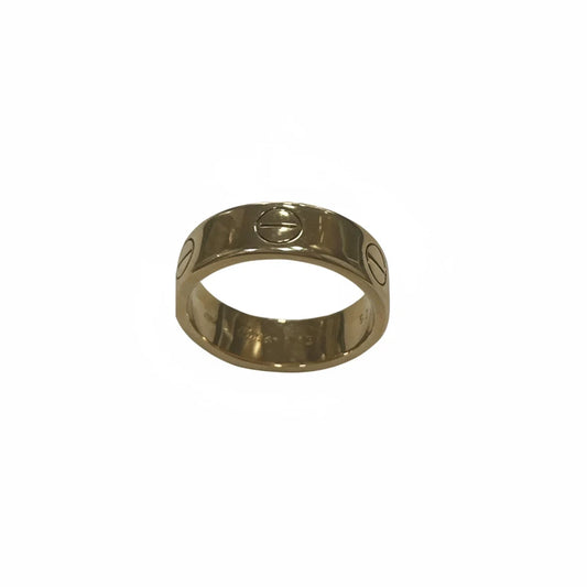 Cartier Love Ring 18K Yellow Gold 5.5mm Size 52 - Classic Used