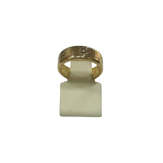 Bague Cartier Love en or jaune 18 carats, 5,5 mm, taille 52 - Modèle classique d'occasion