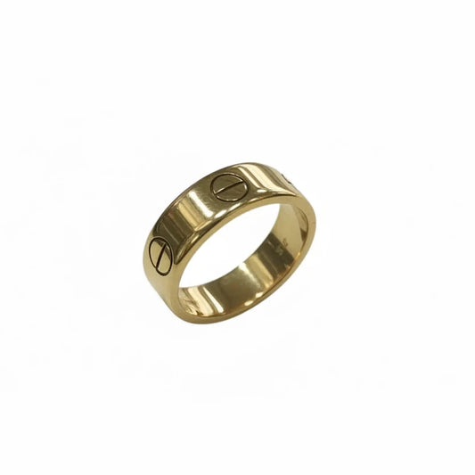 Cartier Love Ring 18K Yellow Gold 5.5mm Size 52 - Classic Used