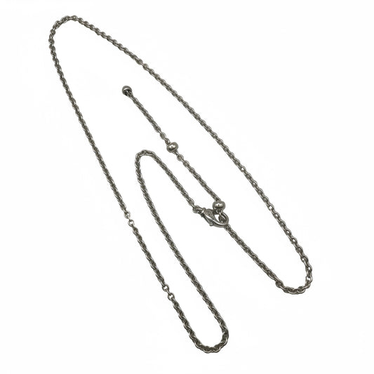 BVLGARI 18 karat secondhand white gold chain 29.44 g