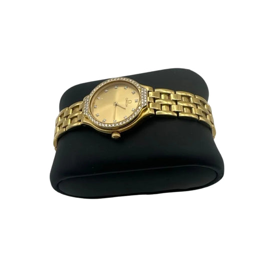 Omega DeVille Quartz Ladies' Watch in 18K Gold with Diamonds - 59.55 g