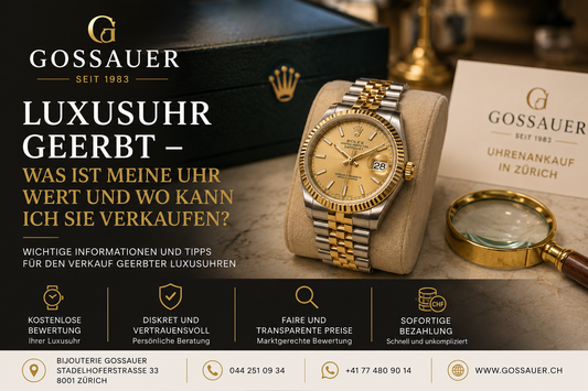 Luxusuhr geerbt – Was ist meine Uhr wert und wo kann ich sie verkaufen?