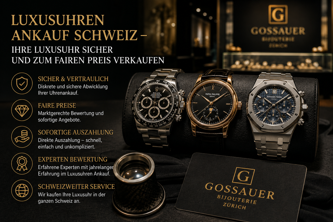 Luxusuhren Ankauf Schweiz – Ihre Luxusuhr sicher und zum fairen Preis verkaufen