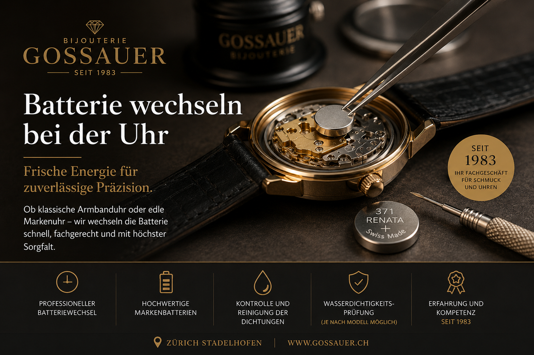 Batterie wechseln bei der Uhr – Wann ist es Zeit?