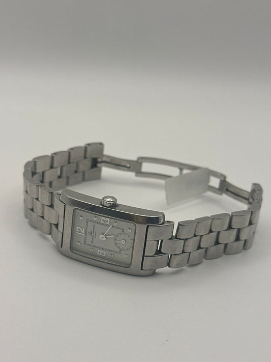 Montre femme rectangulaire Baum & Mercier – Acier inoxydable – Quartz
