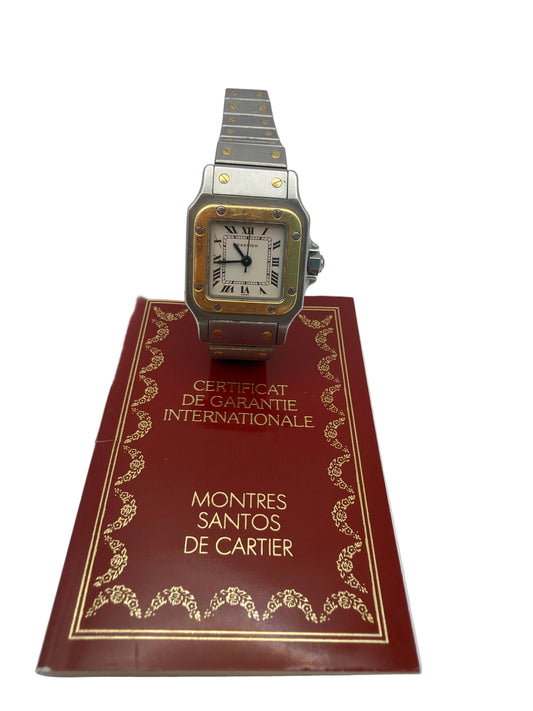 Cartier Santos Stahl/Gold Automatik – Ref. 1170902 – Vintage Damenuhr aus dem Jahr 1994 mit Zertifikat