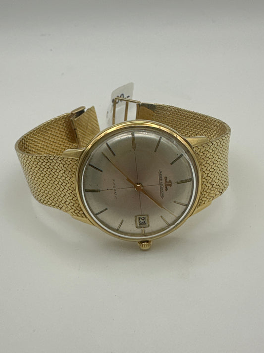 Jaeger-LeCoultre Vintage Automatik-Armbanduhr aus 18 Karat Gelbgold