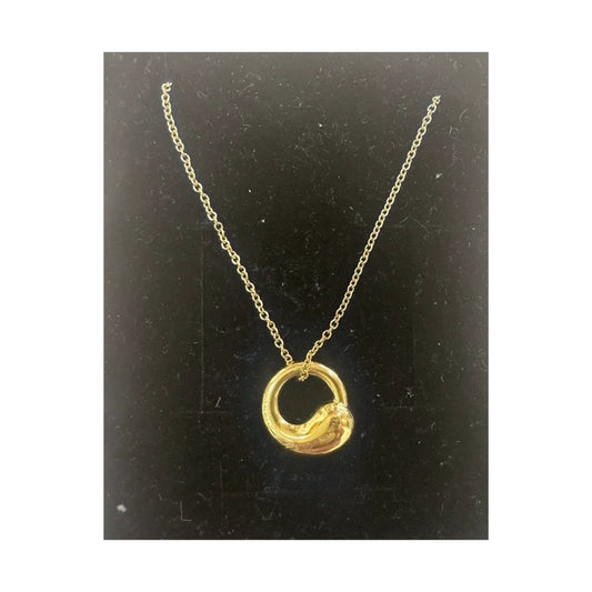 Collier Tiffany avec pendentif en or jaune 18 carats - 5,56 g